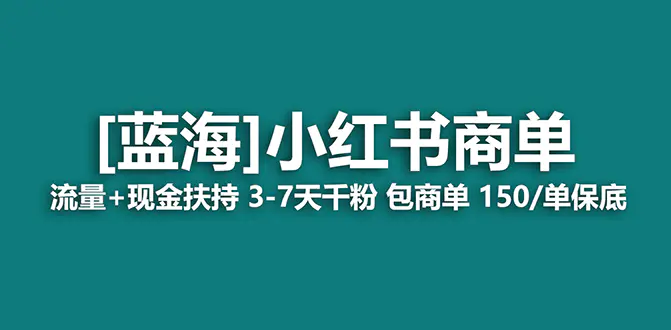 【蓝海项目】小红书商单！长期稳定 7天变现 商单一口价包分配 轻松月入过万-创业项目网