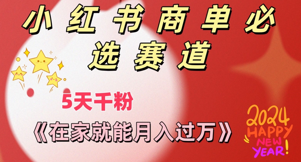 做小红书商单，一定要选这个赛道，互动率非常高，在家就能月入过万-创业项目网