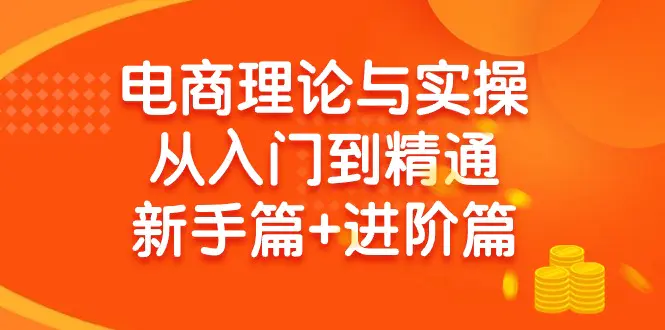 电商理论与实操从入门到精通：抖店+淘系+多多，新手篇+进阶篇-创业项目网