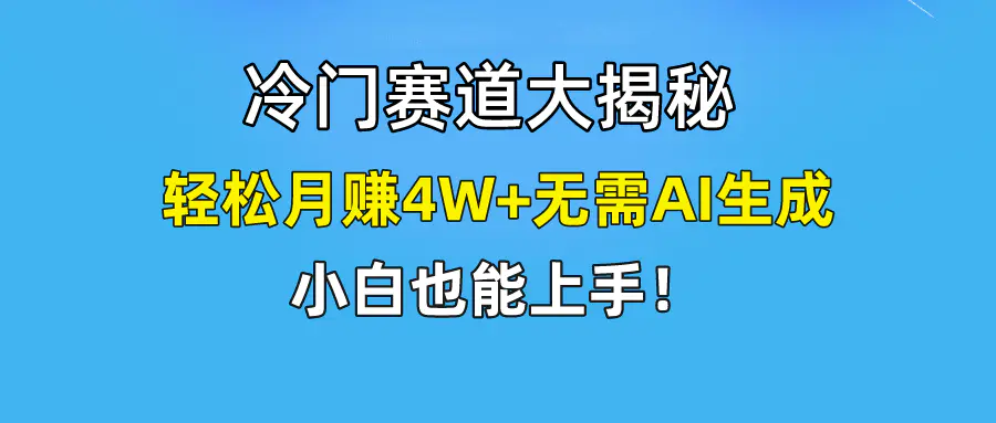 快手无脑搬运冷门赛道视频“仅6个作品 涨粉6万”轻松月赚4W+-创业项目网