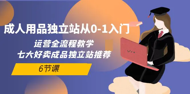 成人用品独立站从0-1入门，运营全流程教学，七大好卖成品独立站推荐-6节课-创业项目网