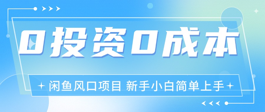 最新风口项目闲鱼空调3.0玩法，月入过万，真正的0成本0投资项目-创业项目网