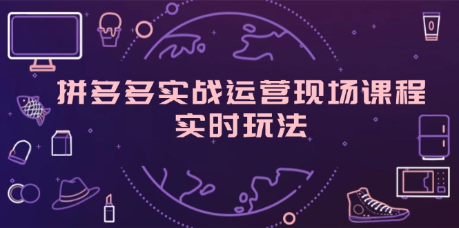 拼多多实战运营现场课程，实时玩法，爆款打造，选品、规则解析-创业项目网