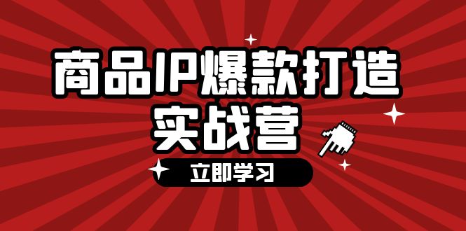 商品IP爆款打造实战营【第四期】，手把手教你打造商品IP，爆款不断-创业项目网