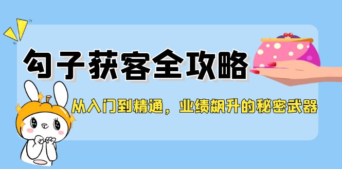 从入门到精通，钩子获客全攻略，业绩飙升的秘密武器-创业项目网