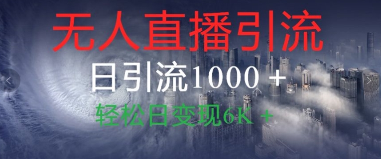 抖音快手视频号全平台无人直播引流1000+精准创业粉玩法拆解-创业项目网