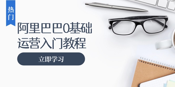 阿里巴巴运营零基础入门教程：涵盖开店、运营、推广，快速成为电商高手-创业项目网