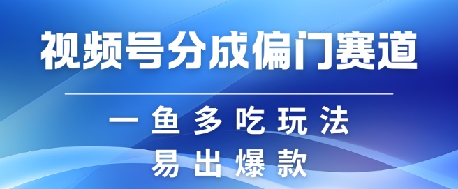 视频号创作者分成计划偏门类目，容易爆流，实拍内容简单易做-创业项目网