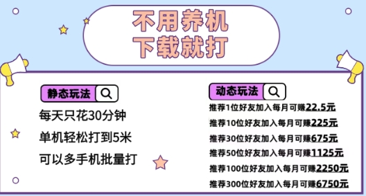 不用养机，无脑0撸掘金项目，半小时单机5米，可批量可推广-创业项目网