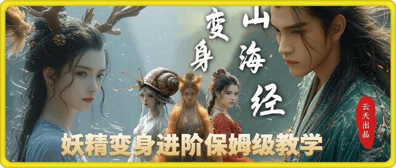 云天AI山海经变身视频教程，妖精变身进阶保姆级教学-创业项目网