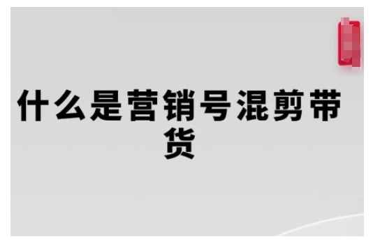 营销号混剪带货，从内容创作到流量变现的全流程，教你用营销号形式做混剪带货-创业项目网