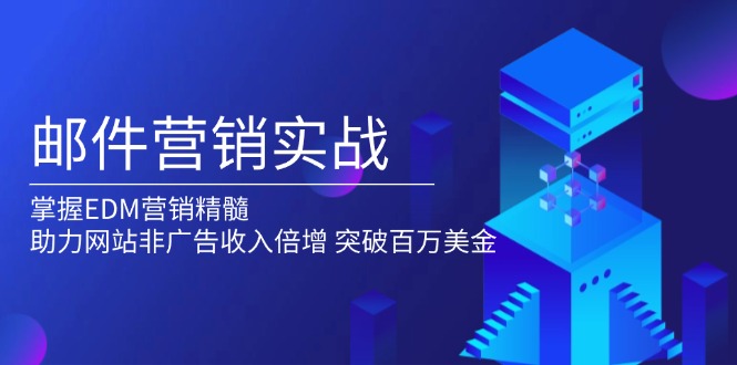 邮件营销实战，掌握EDM营销精髓，助力网站非广告收入倍增，突破百万美金-创业项目网