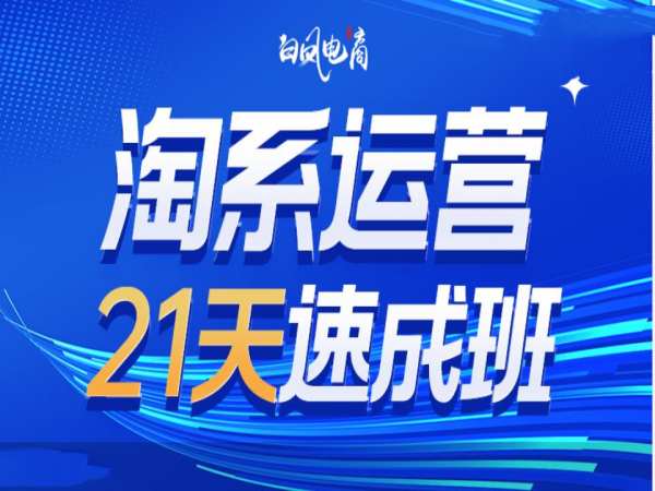 淘系运营21天速成班35期，年前最后一波和2025方向-创业项目网